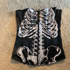 Skeleton corset